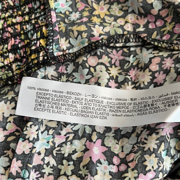 NWT - Zara Women’s Micro Floral Print Strappy Midi Dress - Size L - Picture 12 of 12